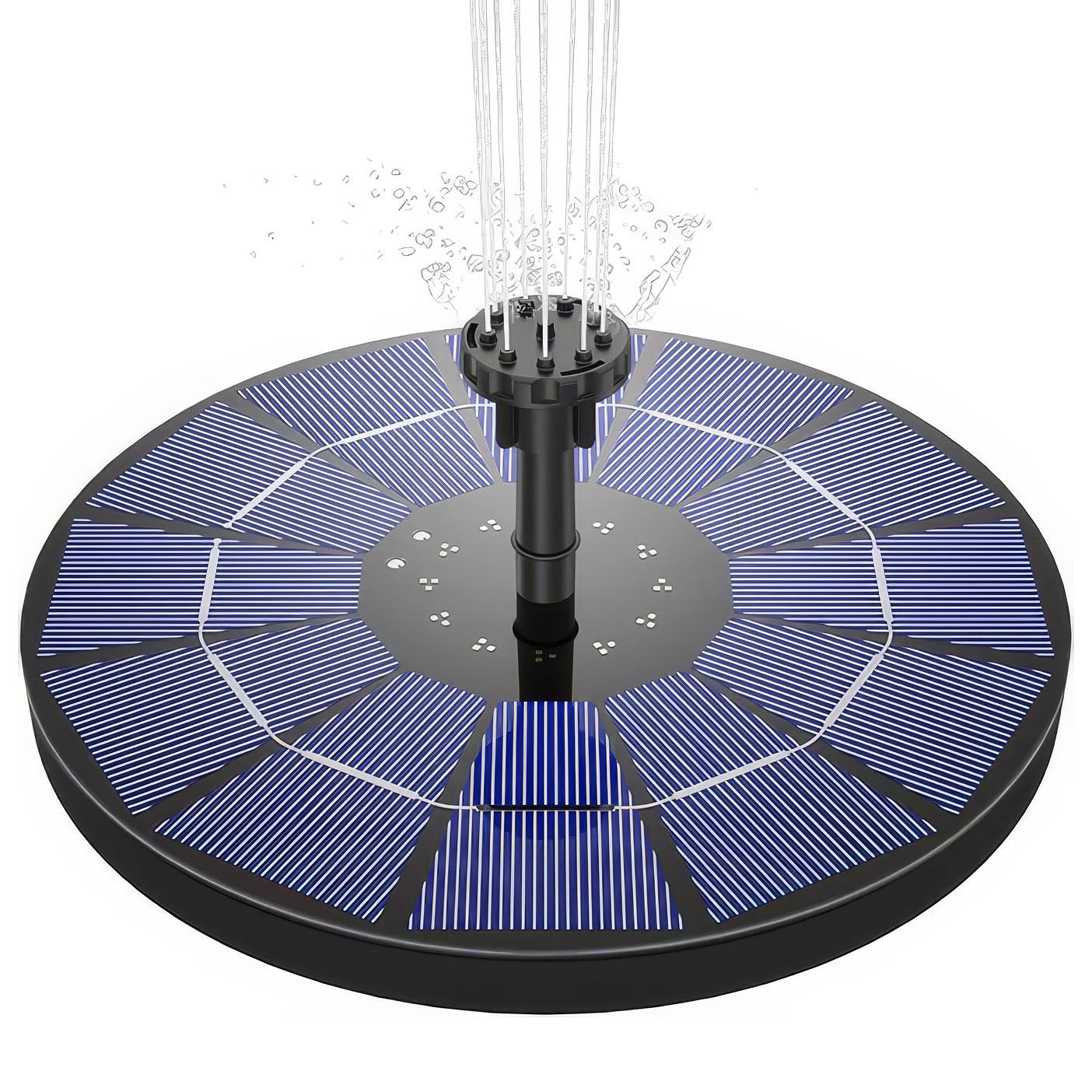 فواره خورشیدی شناور AISITIN مدل 3.5 وات باتری دار AISITIN Solar Water Fountain