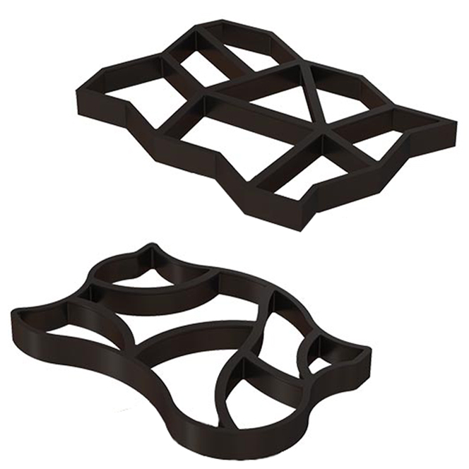 قالب ساخت سنگفرش ABS 35×50 (2 طرح)