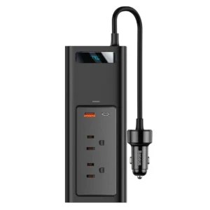 اینورتر برق 220 ولت 150 وات بیسوس مدل Baseus In-Car Inverter 150W CRNBQ-A01