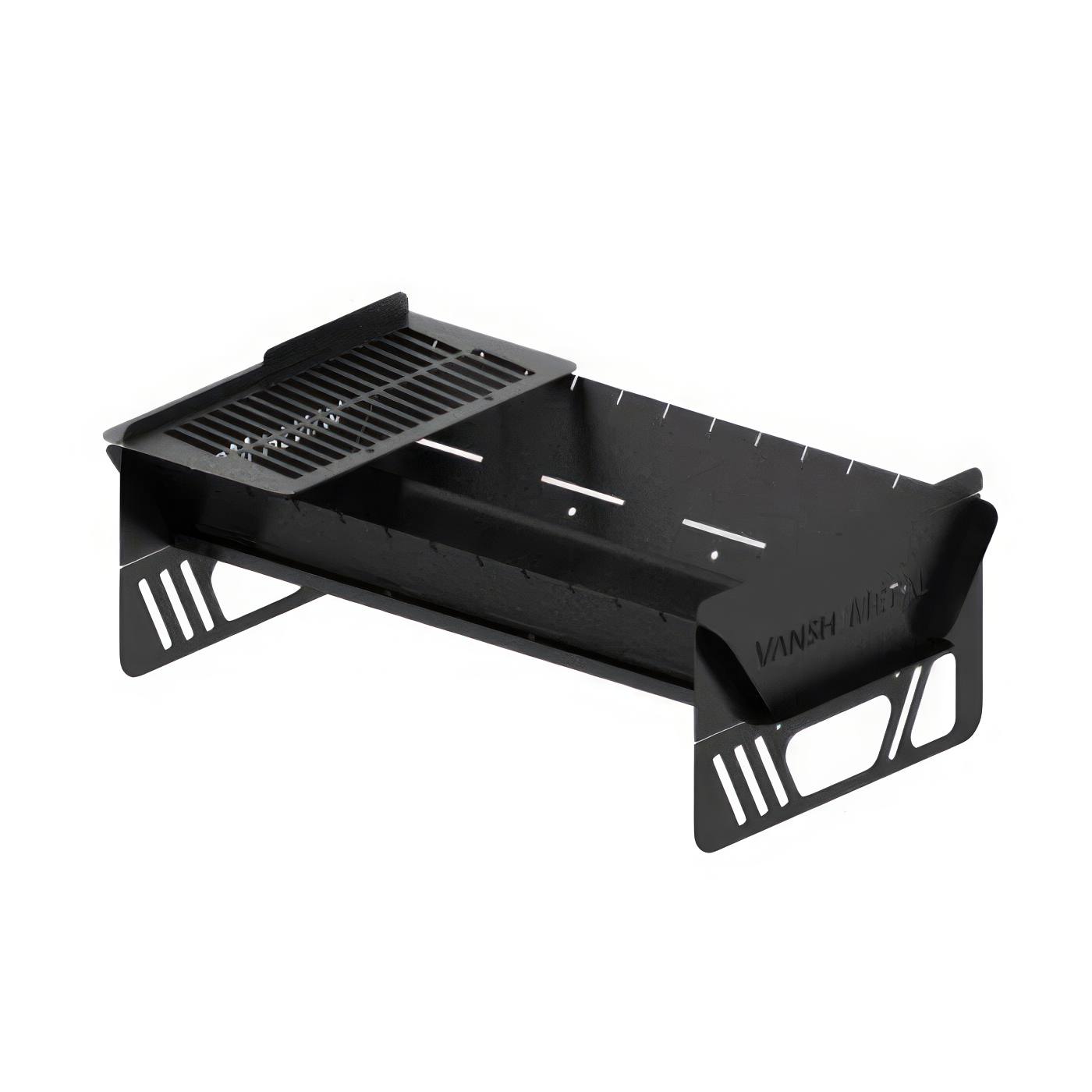 منقل پازلی ونش مدل فولادی N17 (مدل ساده همراه با صفحه گریل کوتاه) Vansh Portable Grill